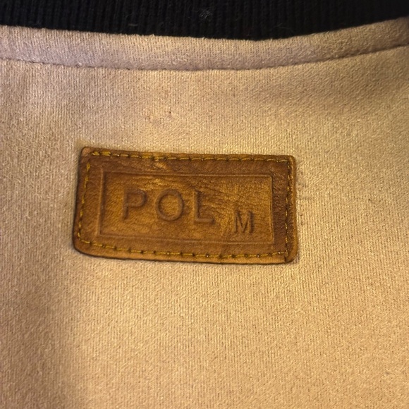 POL Women's Cream Lightweight Varsity Jacket - Picture 8 of 11
